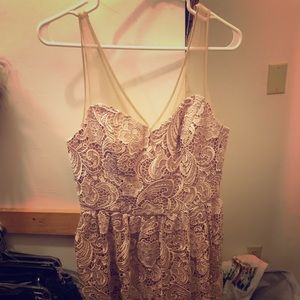 Ivory / creme gorgeous lace dress
